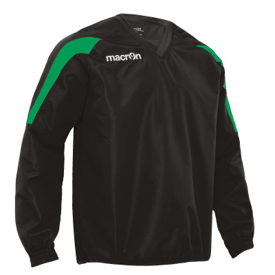 Куртка тренировочная MACRON RUBY TRAINING CONTACT TOP BLACK/GREEN