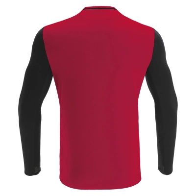Футболка спортивная MACRON DENEB SHIRT LS RED/BLACK/WHITE