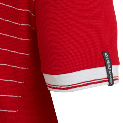 Поло парадное MACRON JUNGLE POLO RED/WHITE