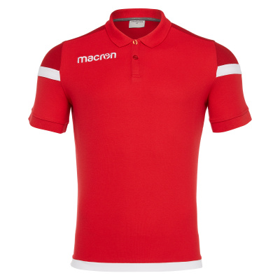 Поло парадное MACRON SHOFAR POLO RED/WHITE