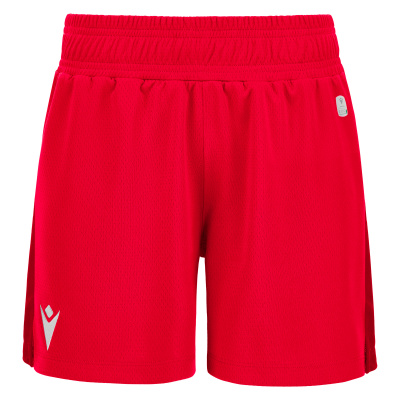 Шорты спортивные MACRON PLATINUM ECO WOMAN SHORT RED/WHITE