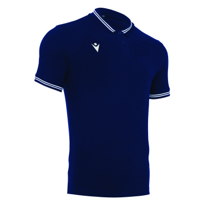 Поло парадное MACRON YUKAR POLO NAVY/WHITE