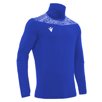 Толстовка тренировочная MACRON KOLYMA TURTLENECK TOP ROYAL BLUE/WHITE