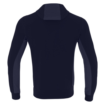 Толстовка спортивная MACRON ELECTRO HOODY POLYDIAGONAL NAVY