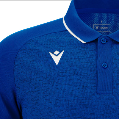 Поло парадное MACRON AULOS POLO ROYAL BLUE/WHITE