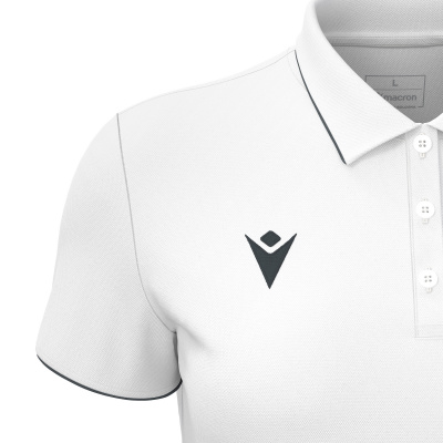 Поло спортивное женское MACRON MELODY POLO WHITE/GREY