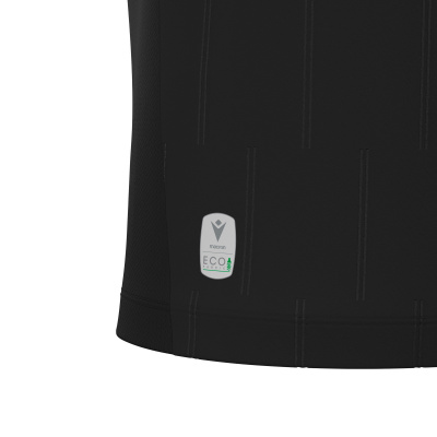 Футболка судейская проф. MACRON MENDEZ ECO SHIRT LS BLACK/GOLD