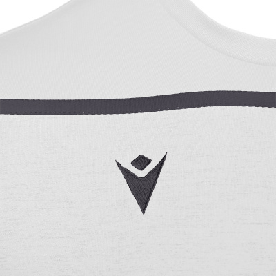 Футболка спортивная х/б MACRON COUNTRY T-SHIRT WHITE/ANTHRACITE