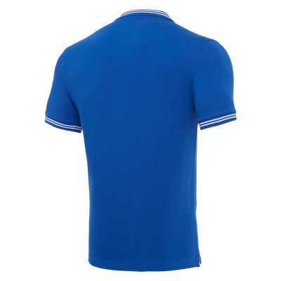 Поло парадное MACRON YUKAR POLO ROYAL BLUE/WHITE