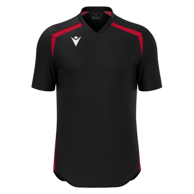 Футболка спортивная MACRON WYRM SHIRT BLACK/RED