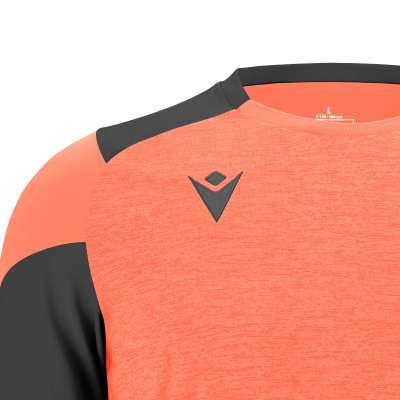 Футболка спортивная женская MACRON SPHINX NEON CORAL/ANTHRACITE