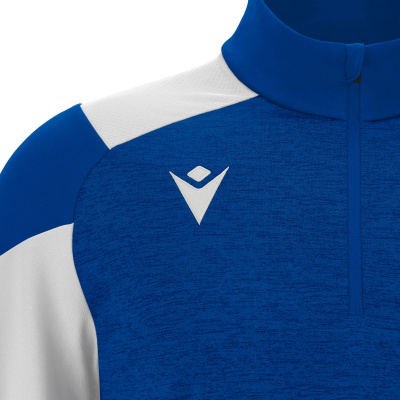 Толстовка тренировочная женская MACRON CHANTICO TRAINING 1/4 ZIP TOP ROYAL BLUE/WHITE