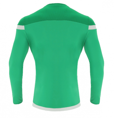Футболка спортивная MACRON TITAN SHIRT LS GREEN/WHITE