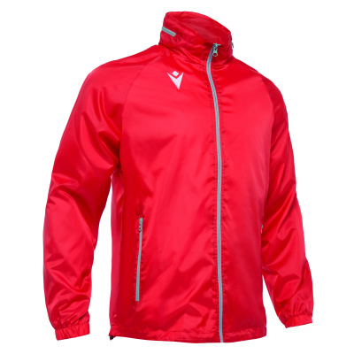Ветровка спортивная MACRON PRAIA HERO MESH LINED WINDBREAKER RED
