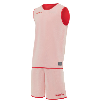 Комплект баскетбольный MACRON X400 SET REVERSIBLE RED/WHITE