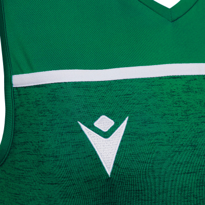 Майка спортивная MACRON THALLIUM SLEEVELESS SHIRT GREEN/WHITE