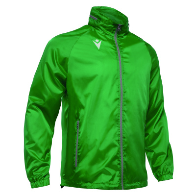 Ветровка спортивная MACRON PRAIA HERO MESH LINED WINDBREAKER GREEN
