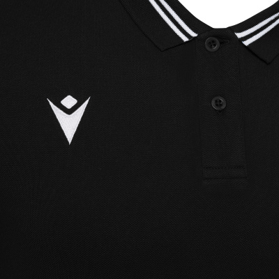Поло парадное MACRON YUKAR POLO BLACK/WHITE