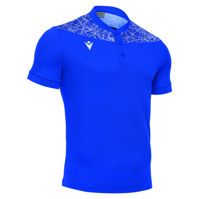 Поло парадное MACRON CHENDA POLO ROYAL BLUE/WHITE
