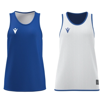 Майка баскетбольная женская MACRON F500 SHIRT ROYAL BLUE/WHITE