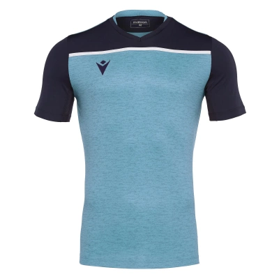 Футболка спортивная MACRON DENEB SHIRT COLUMBIA/NAVY/WHITE