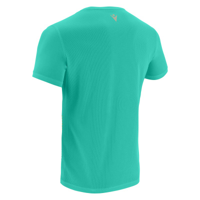 Футболка спортиная MACRON IVAN SHIRT TURQUOISE/BLACK