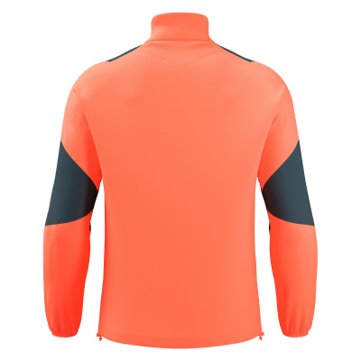 Толстовка тренировочная MACRON CUZCO TRAINING 1/4 ZIP TOP NEON CORAL/ANTHRACITE