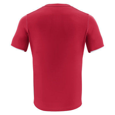 Футболка спортивная MACRON RHODIUM ECO SHIRT RED/DARK RED/WHITE