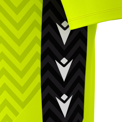 Футболка спортивная MACRON SCORPIO ECO SHIRT NEON YELLOW/BLACK