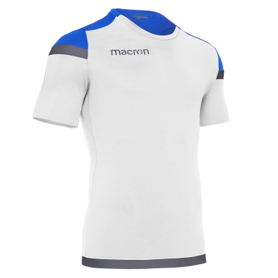 Футболка спортивная MACRON TITAN SHIRT WHITE/ROYAL BLUE