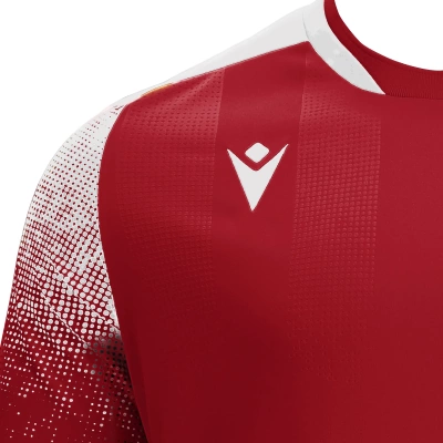 Футболка спортивная MACRON ALIOTH ECO SHIRT RED/WHITE