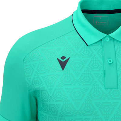 Поло парадное MACRON BALDWIN POLO TURQUOISE/NAVY