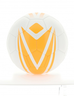 Мяч футбольный тренировочный MACRON TAIGA XH N.3 WHITE/ORANGE