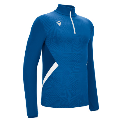Толстовка тренировочная MACRON FRASER TRAINING 1/4 ZIP TOP ROYAL BLUE/WHITE