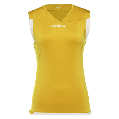 Майка спортивная MACRON MERCURY SLEEVELESS SHIRT YELLOW/WHITE