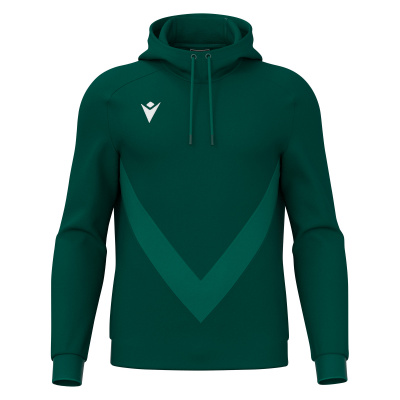 Худи спортивное MACRON FENDERS HOODED SWEATSHIRT BOTTLE GREEN/LIGHT BOTTLE GREEN