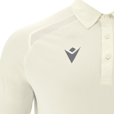 Поло спортивное MACRON HUTTON MATCH DAY SHIRT OFF WHITE