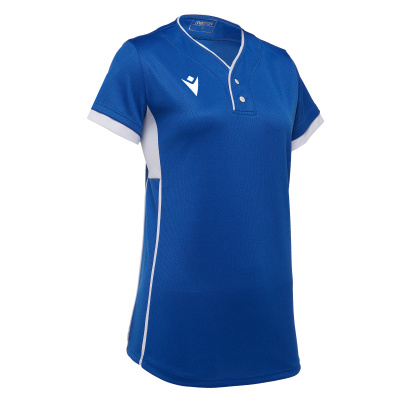 Футболка спортивная MACRON INNING SOFTBALL MATCH DAY SHIRT ROYAL BLUE/WHITE