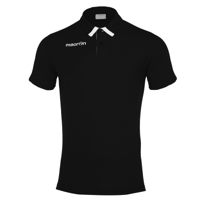 Поло парадное MACRON SWING POLO BLACK/WHITE