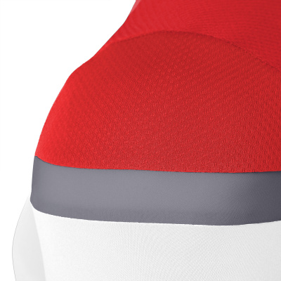 Футболка спортивная MACRON TITAN SHIRT WHITE/RED