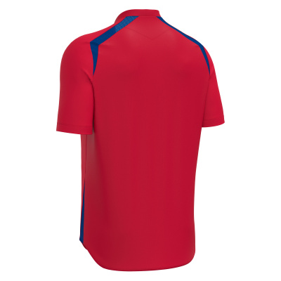 Футболка спортивная MACRON WYRM SHIRT RED/ROYAL BLUE