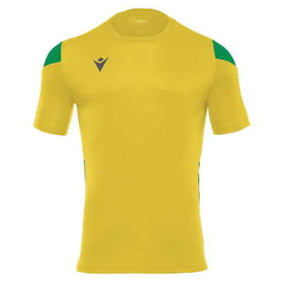 Футболка спортивная MACRON POLIS SHIRT YELLOW/GREEN