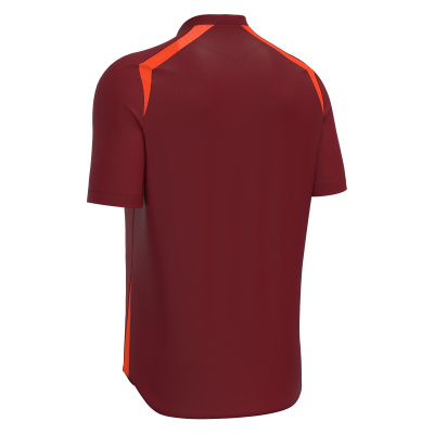 Футболка спортивная MACRON WYRM SHIRT CARDINAL/ORANGE