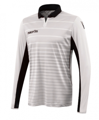 Футболка спортивная MACRON TABIT SHIRT LS WHITE/BLACK