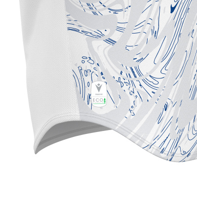 Футболка спортивная MACRON ARCANE ECO SHIRT WHITE/ROYAL BLUE