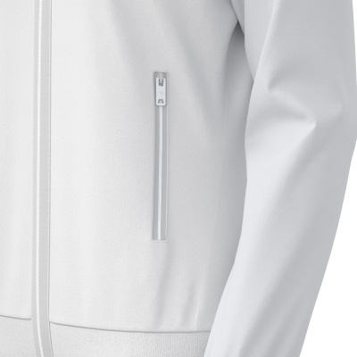 Олимпийка парадная женская MACRON RAMA FULL LENGTH ZIP TOP WHITE/LIGHT GREY