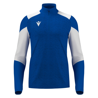 Толстовка тренировочная MACRON IZEL TRAINING 1/4 ZIP TOP ROYAL BLUE/WHITE