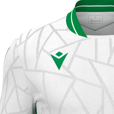 Футболка спортивная MACRON CERBERUS ECO SHIRT WHITE/GREEN