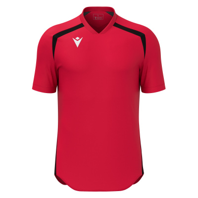 Футболка спортивная MACRON WYRM SHIRT RED/BLACK