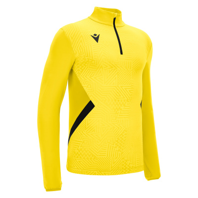 Толстовка тренировочная MACRON FRASER TRAINING 1/4 ZIP TOP YELLOW/BLACK